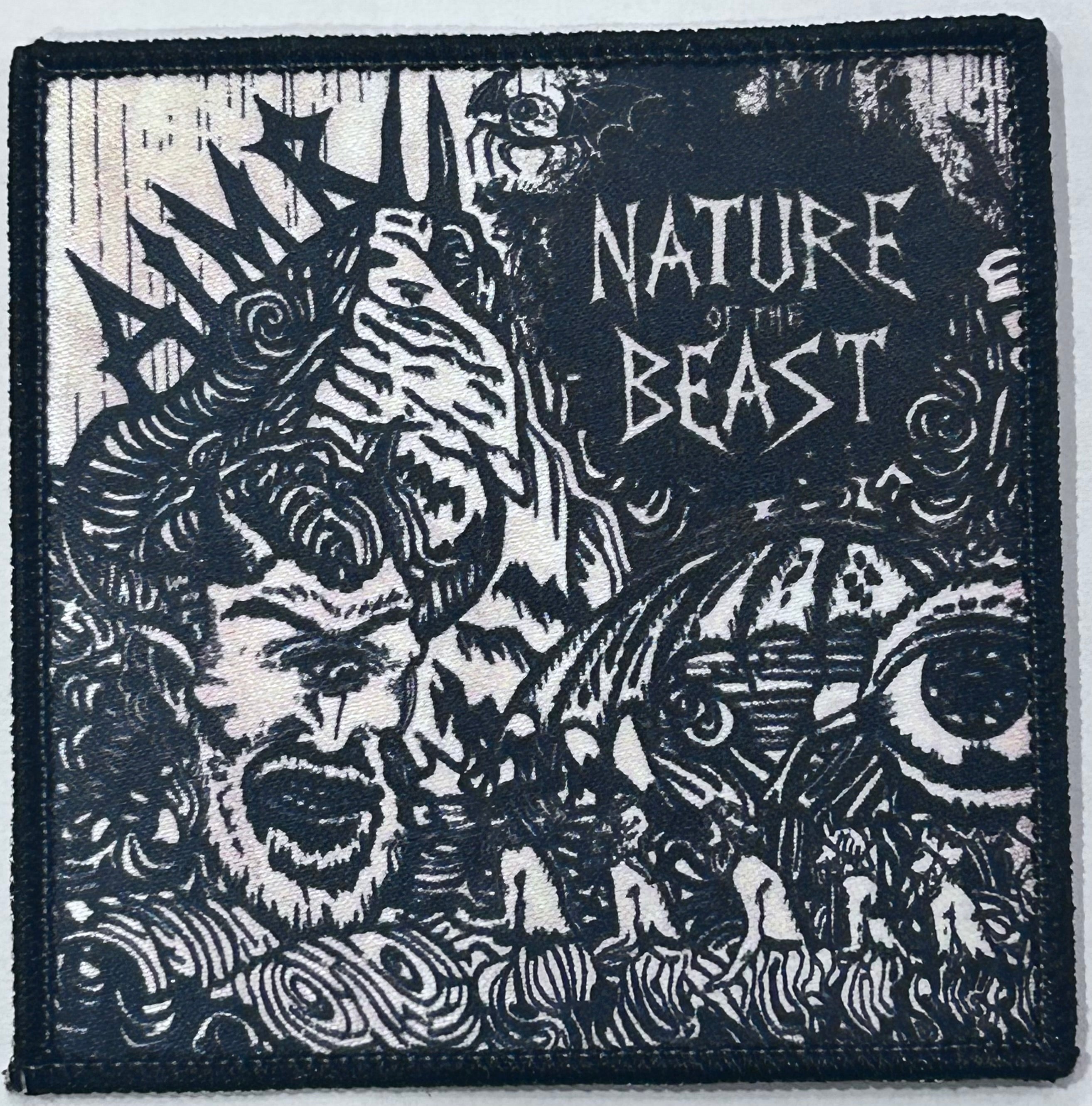 Nature of the Beast 3"x3" iron-on patch